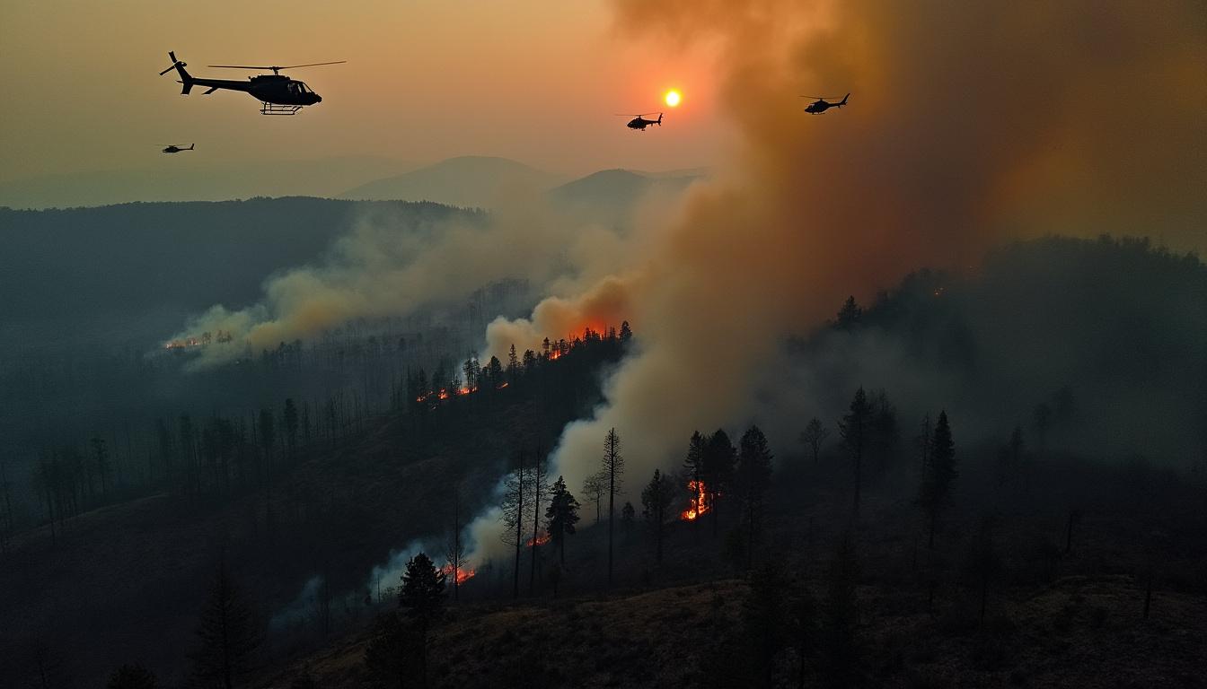 un incendie de végétation, baptisé canyon fire, a forcé l'évacuation de milliers d'habitants en californie. découvrez l'évolution de la situation, les zones concernées et les mesures prises pour la sécurité des résidents.