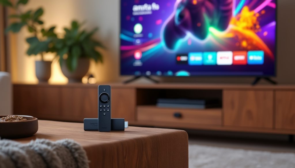 profitez d'une offre exceptionnelle sur l'amazon fire tv stick 4k de dernière génération : bénéficiez d'une réduction de 50 % pour transformer votre téléviseur en smart tv et accéder à vos contenus préférés en ultra haute définition !