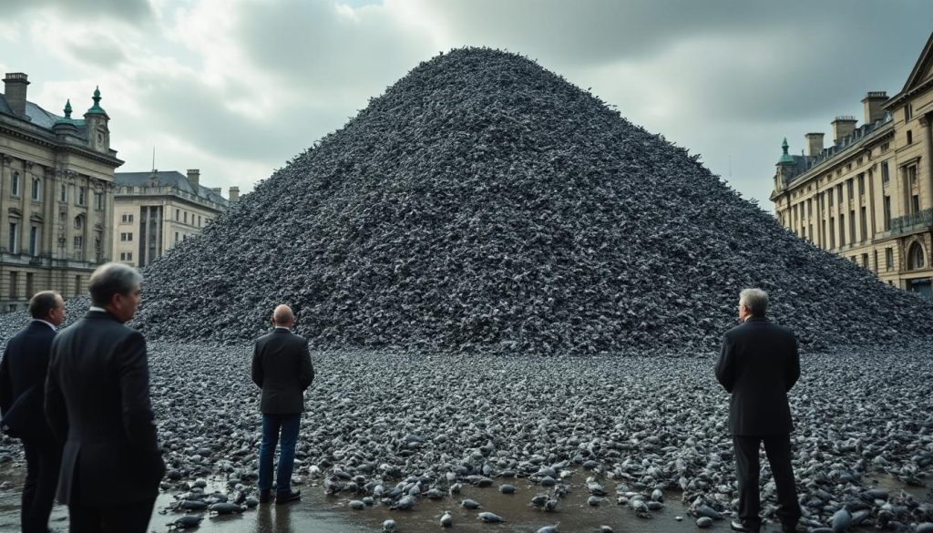 découvrez comment une gigantesque accumulation de 15 000 m3 de fientes aviaires provoque une odeur insoutenable et suscite l’inquiétude des autorités locales. enquête sur les risques sanitaires et environnementaux liés à cette situation alarmante.